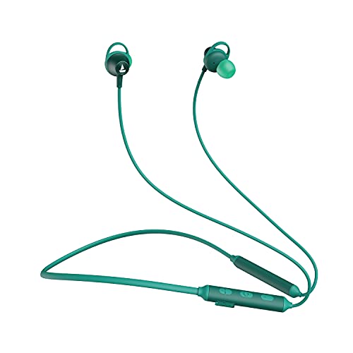 boAt Rockerz 245v2 in Ear Bluetooth Neckband with Upto 8 Hours Playback, 12mm Drivers, IPX5, Magnetic Eartips, Integrated Controls and Lightweight Design(Teal Green) image 0