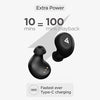 Boult Audio AirBass PowerBuds TWS Earbuds with 120 Hours Total Playtime, Inbuilt Powerbank, Type-C Fast Charging and IPX7 Fully Waterproof (Black image 2