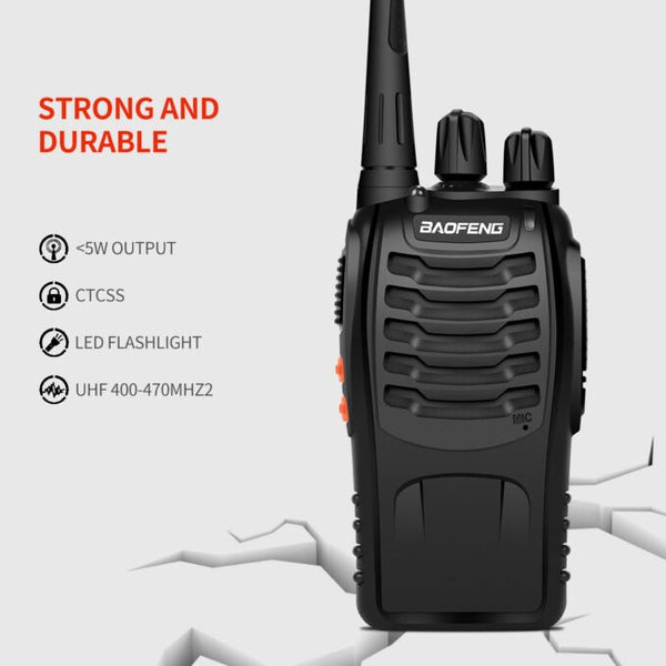 Walkie Talkie for Kids Light Weight with Rechargeable Battery - 2 Way Radio Fun and - Set of 2 - Black Playtime Adventure for Kids and All Ages image 4