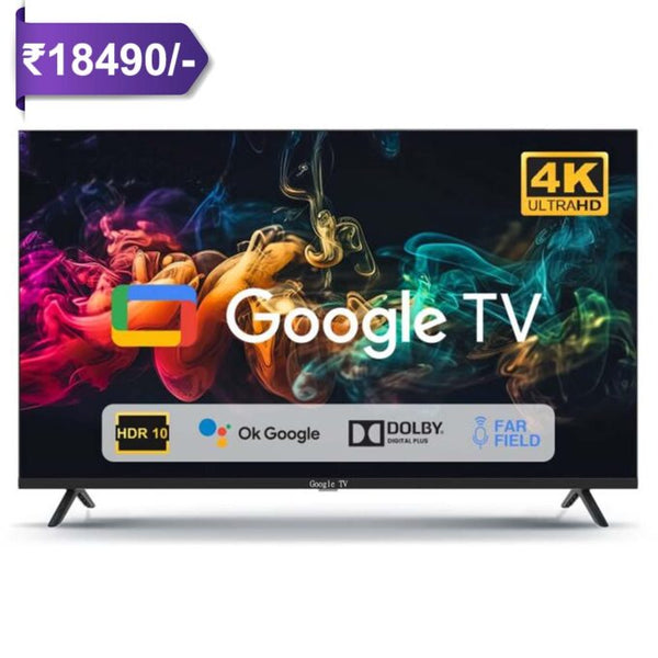 G'TEC Android Google Tv 108 cm (43 inches) Crystal Smart 4K Ultra HD Smart LED TV image 0