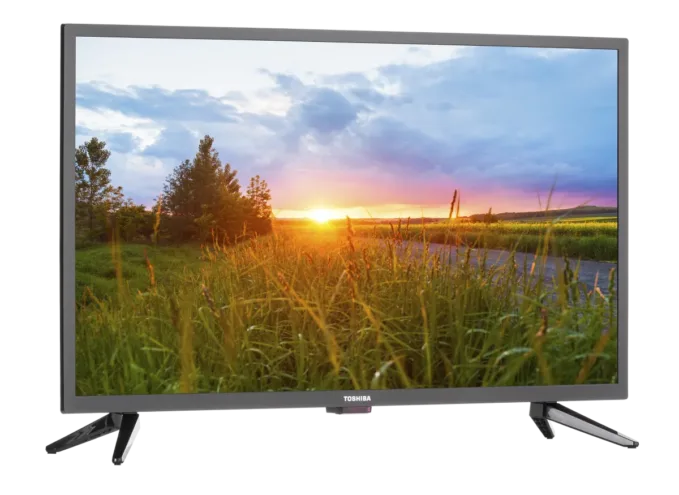 TOSHIBA LED TV 24 Inch HD With 2 HDMI and 2 USB Inputs 24S1800EA