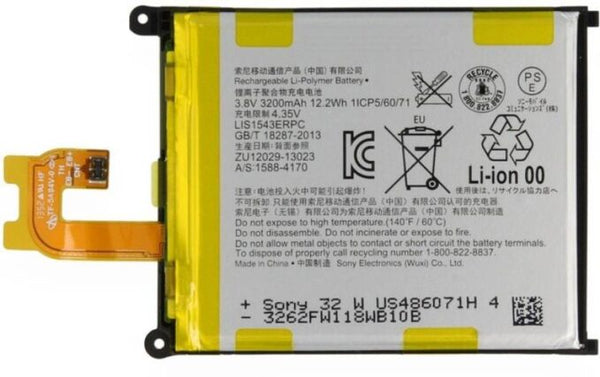 Original Compatible Battery For Sony Xperia Z2 / LIS1543ERPC3150mAh Genuine Battery image 0