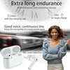Ear Pods Pro 2 (With Free Case Cover) with Active Noise Cancelling with Lightning Cable Fast Charging, 4 Mics ENC for Clear Calling, (White) Pro image 2