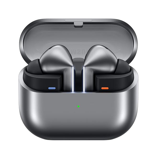 Galaxy Buds3 Pro Wireless Earbuds, Powered by Galaxy AI, IP57, Active Noise Cancellation, Adaptive Noise Control, 37hrs Battery, 360 Surround Sound, Pinch Controls, Galaxy Ecosystem, Silver