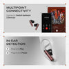 boAt Nirvana Zenith Pro, 50dB Hybrid Adaptive ANC, Spatial Audio, Hi-Res Audio LDAC, 6Mics AI-ENx, 80 Hrs Battery, Bluetooth Earbuds, TWS Ear Buds Wireless Earphones with mic (Crimson Red)
