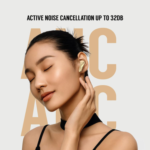 Buds N2 Pro Truly Wireless Earbuds with ANC (Up to 32dB), 70H Playtime, Dual Pairing, InstaCharge (10 Min = 200 Min), Bluetooth v6.0, Metallic Finish – Aurora Red