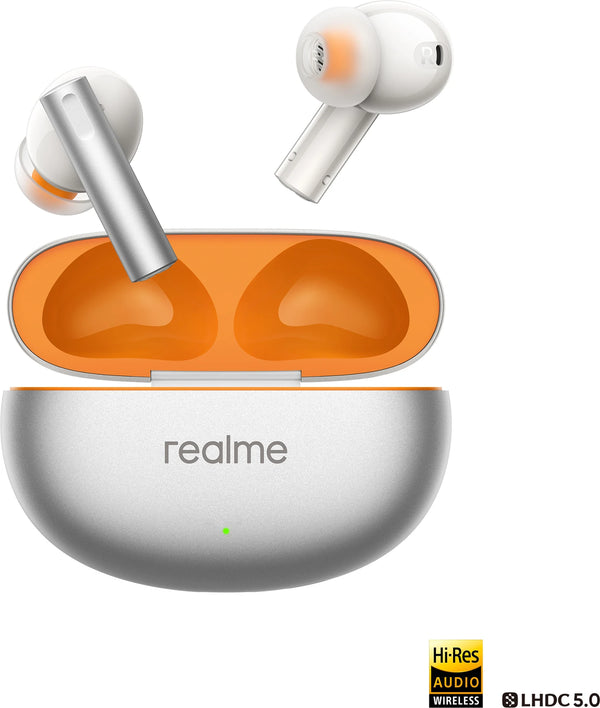 realme Buds Air 6 True Wireless Earbuds in Ear Earbuds with 12.4 Mm Deep Bass Driver
