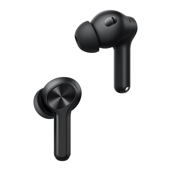 Buds T200x True Wireless Earbuds with 12.4mm Dynamic Bass Drivers, 25 dB ANC, Quad Mic, 45ms Latency, Upto 48 Hrs Playback, Fast Charge, IP55 Rated, BT 5.4 (Pure Black)
