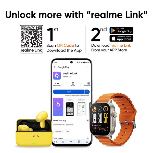 realme Buds T500 Pro TWS Earbuds with 12.4mm Drivers, Upto 50dB ANC,3D Spatial Audio, 56H Playtime, AI ENC, IP55 Rating, and 45ms Low Latency BT 6.1 (Chocolate)