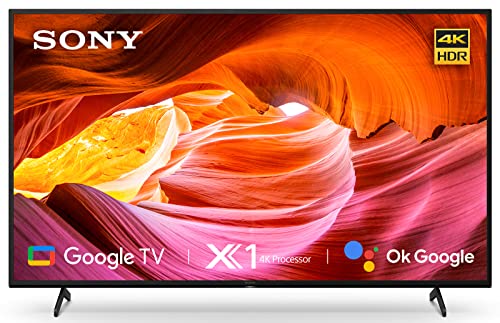 Sony Bravia 139 cm (55 inches) 4K Ultra HD Smart LED Google TV KD-55X75K (Black) (2022 Model) | with Alexa Compatibility