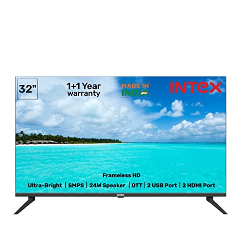 Intex 80 cm (32 inches) HD Ready Smart LED TVLED-SHF3289 (Black)