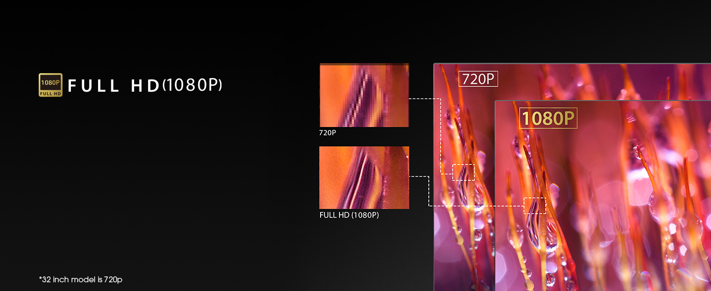 HD TV presents crisp and clear images by reducing noise and image distortion.