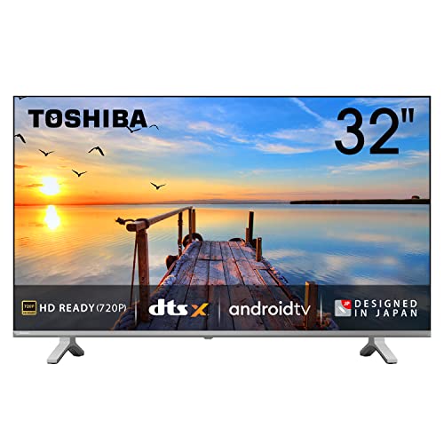 TOSHIBA 80 cm (32 inches) V Series HD Ready Smart Android LED TV 32V35KP (Silver)