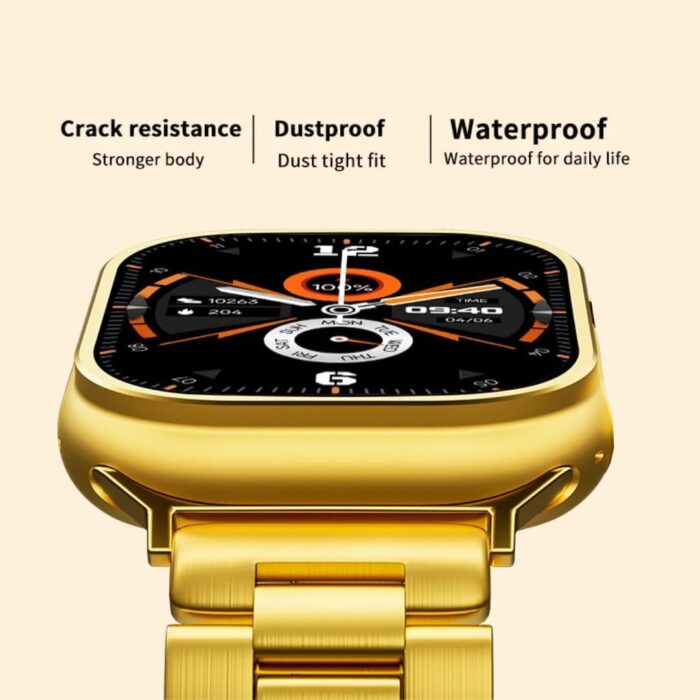 Ultimate Premium 24K Ultra Watch Gold Edition | Ultra HD Display | Bluetooth Calling | Wireless Charging | Unlimited Watch Faces | Multiple Sports Mode - Image 2