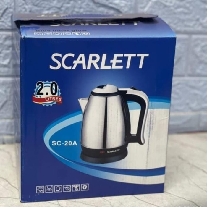 Scarlett Electric Kettle 2 Liter Multipurpose Large Size Tea Coffee Maker Water Boiler with Handle - Image 5