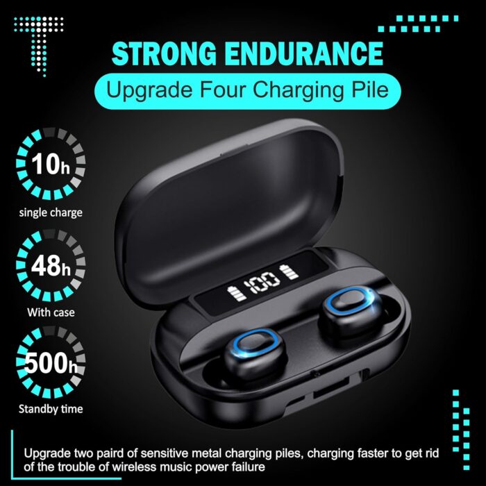 Earbuds T2 Upto 48 Hours Playback with ASAP Charge (T2 TUNIFI) - Image 2