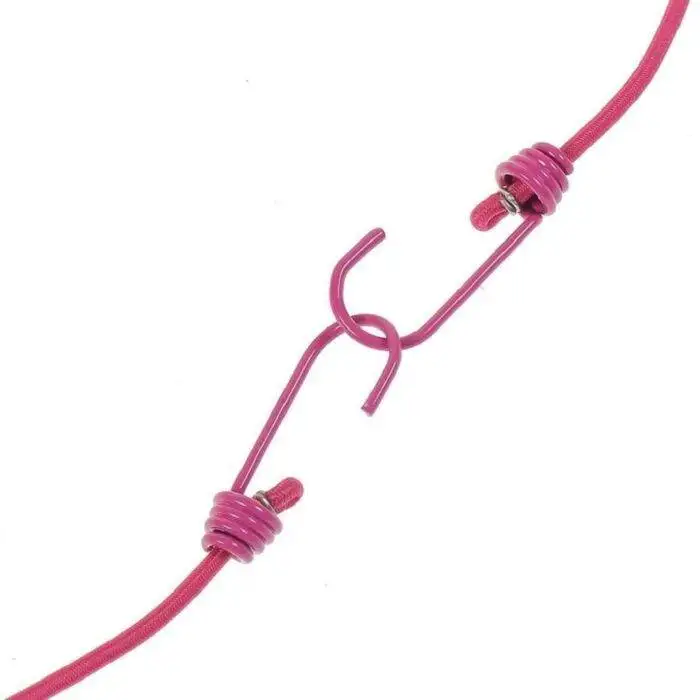 Portable Multi Functional Drying Rope with 12 Clips and 2 Hooks Durable Portable Outdoor Travel Clothesline Rope Clothes Hanging Hook (Multicolor) - Image 6