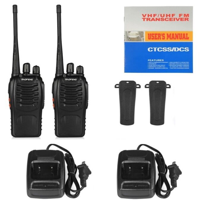 Walkie Talkie for Kids Light Weight with Rechargeable Battery - 2 Way Radio Fun and - Set of 2 - Black Playtime Adventure for Kids and All Ages - Image 2