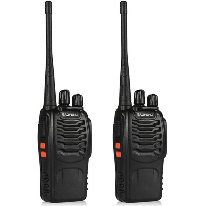 Walkie Talkie for Kids Light Weight with Rechargeable Battery - 2 Way Radio Fun and - Set of 2 - Black Playtime Adventure for Kids and All Ages