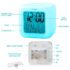 7 Colour Changing LED Digital Alarm Clock Table Watch with Date Time Temperature for Office Bedroom Multicolor - Image 4