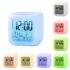 7 Colour Changing LED Digital Alarm Clock Table Watch with Date Time Temperature for Office Bedroom Multicolor - Image 3