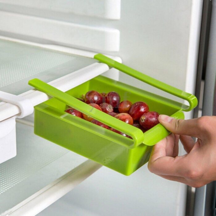 Multifunction Kitchen Refrigerator Storage Rack Fridge Freezer Shelf Holder Pull-out Drawer